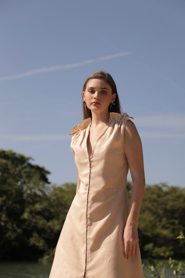 Amanecer Dress - Beige