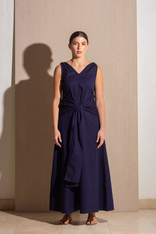 Carriage Navy Dress