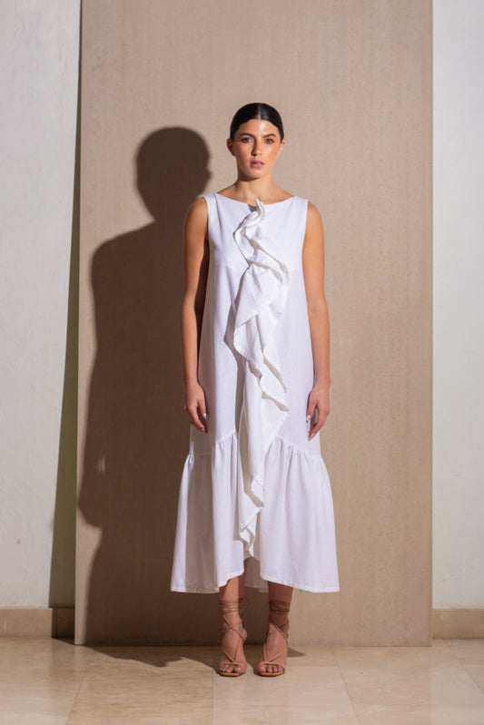 Passeggiata Dress - Cream